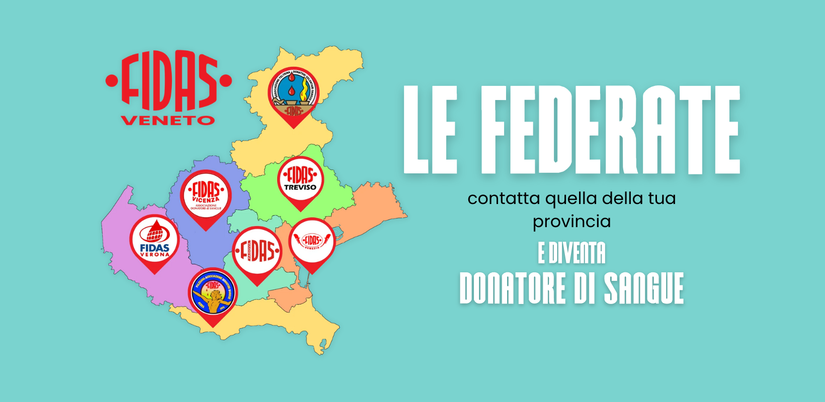 Fidas Veneto e le Federate Provinciali tutti i contatti per diventare donatore